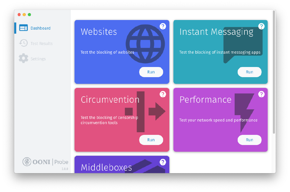 OONI Probe Desktop OONI Probe Desktop