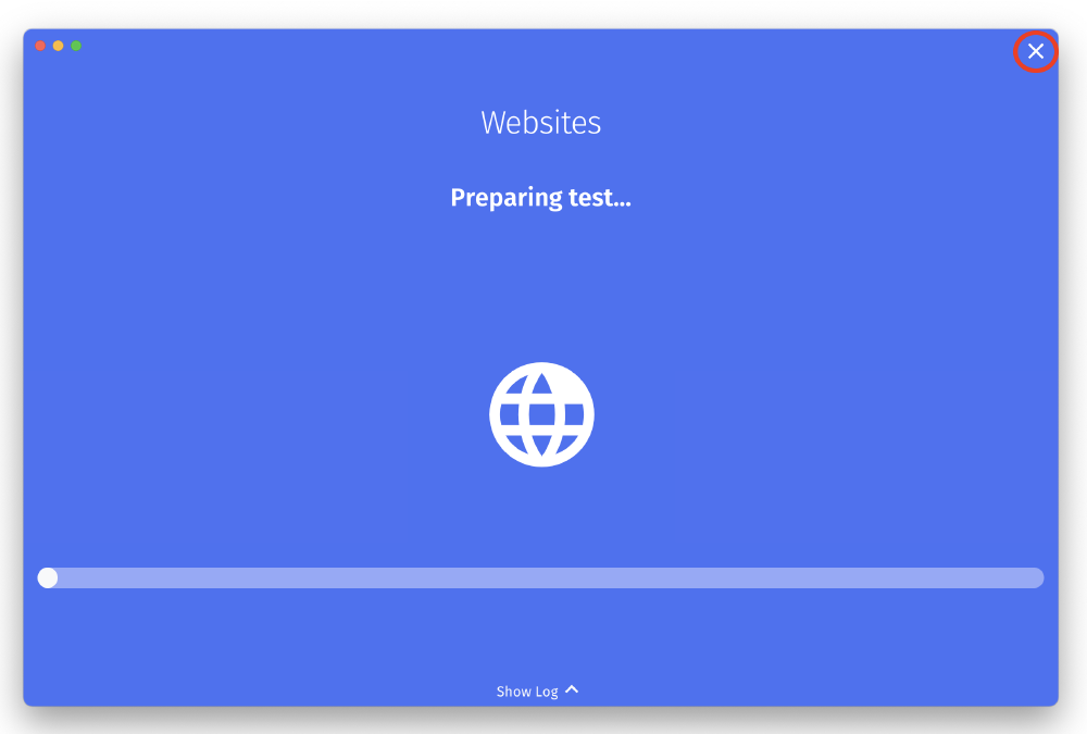Stop testing Stop testing