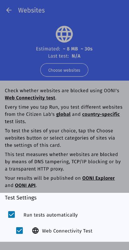 Automated websites testing Automated websites testing