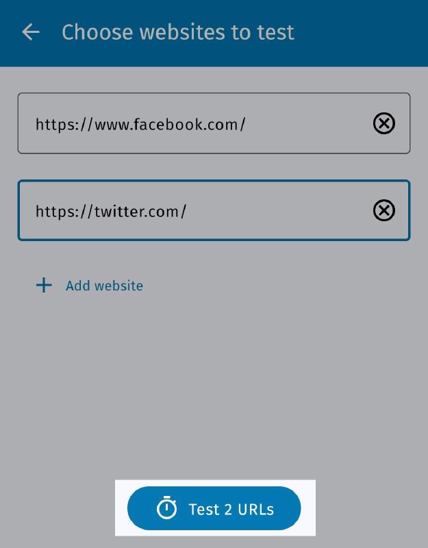 Testing custom sites Testing custom sites