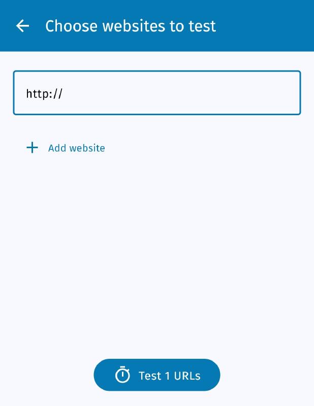 Choose websites empty Choose websites empty